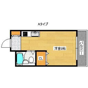1R Mansion in Sanno - Osaka-shi Nishinari-ku Floorplan