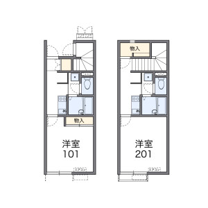 1K Apartment in Shonin nishi - Beppu-shi Floorplan