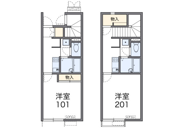 1K Apartment to Rent in Beppu-shi Floorplan