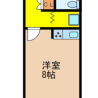 在新宿區內租賃1K 公寓 的房產 房間格局