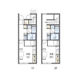 1K Apartment in Nakaminowa - Kamiina-gun Minowa-machi Floorplan