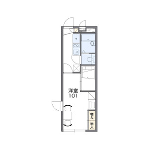 1K Apartment in Nishifucho - Fuchu-shi Floorplan