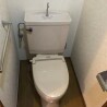 1LDK Apartment to Rent in Fuchu-shi Toilet