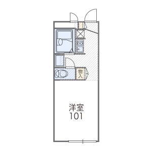 1K Mansion in Murasakino nishisendocho - Kyoto-shi Kita-ku Floorplan