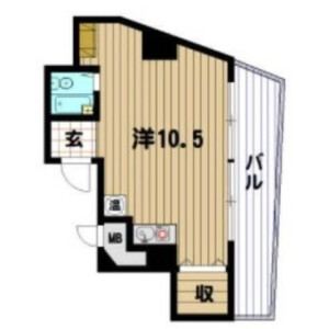 1R Mansion in Nagasaki - Toshima-ku Floorplan
