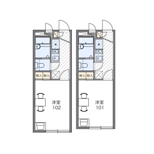 1K Apartment in Wakagi - Itabashi-ku Floorplan