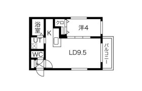 1LDK Apartment in Fukuzumi 1-jo - Sapporo-shi Toyohira-ku