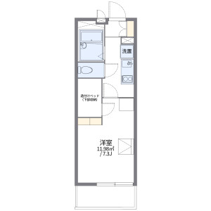 1K Mansion in Nishibiwajimacho sumiyoshi - Kiyosu-shi Floorplan