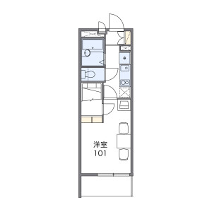 1K Mansion in Daitakubo - Saitama-shi Minami-ku Floorplan