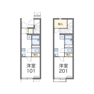 1K Apartment in Tsurukawa - Machida-shi Floorplan