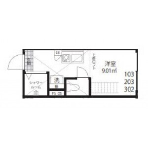 1R Apartment in Nishigotanda - Shinagawa-ku Floorplan
