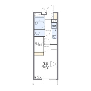 1K Mansion in Minamicho - Warabi-shi Floorplan