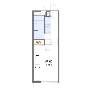 1K Apartment in Higashifunabashi - Funabashi-shi Floorplan