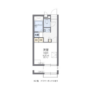 1K Apartment in Katae - Fukuoka-shi Jonan-ku Floorplan
