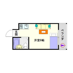 1R Mansion in Ebisunishi - Osaka-shi Naniwa-ku Floorplan