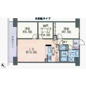 2SLDK Mansion in Minaminagasaki - Toshima-ku Floorplan
