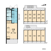 1K Apartment to Rent in Warabi-shi Layout Drawing