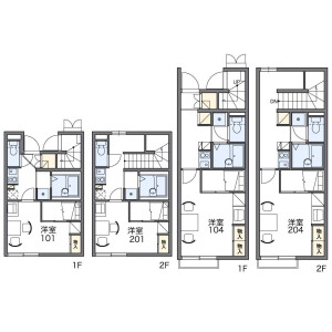 1K Apartment in Sendabori - Matsudo-shi Floorplan
