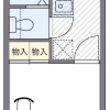 1K Apartment to Rent in Saitama-shi Midori-ku Floorplan