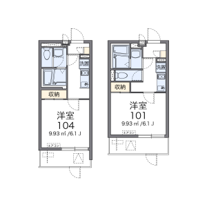 1K Mansion in Kujo - Osaka-shi Nishi-ku Floorplan