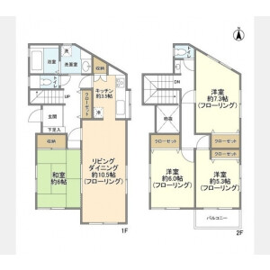 4LDK House in Yotsuya - Zama-shi Floorplan