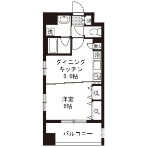 1DK Mansion in Higashiueno - Taito-ku Floorplan