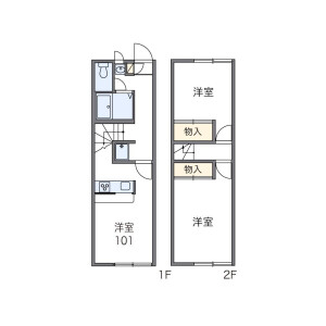 2DK Apartment in Kitayana - Hadano-shi Floorplan