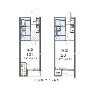 1K 아파트 in Iko - Adachi-ku Floorplan