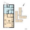 1K Apartment to Rent in Onojo-shi Floorplan