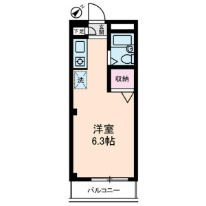 1R Mansion in Arakawa - Arakawa-ku Floorplan