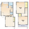 2LDK House to Rent in Matsudo-shi Floorplan
