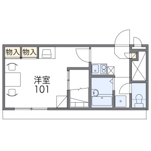 1K Apartment in Toneyama - Toyonaka-shi Floorplan