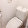 1R Apartment to Rent in Chiba-shi Wakaba-ku Toilet