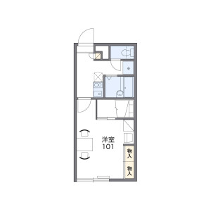 1K Apartment in Omachi - Hakodate-shi Floorplan