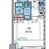 1K Apartment to Rent in Shinjuku-ku Layout Drawing