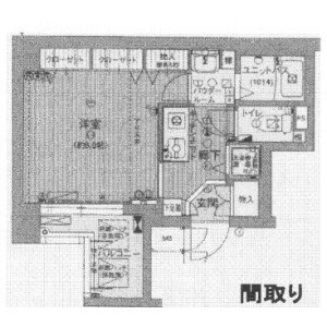 1K Mansion in Higashitemma - Osaka-shi Kita-ku Floorplan