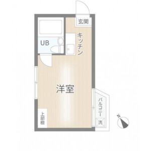 1R {building type} in Shimouma - Setagaya-ku Floorplan