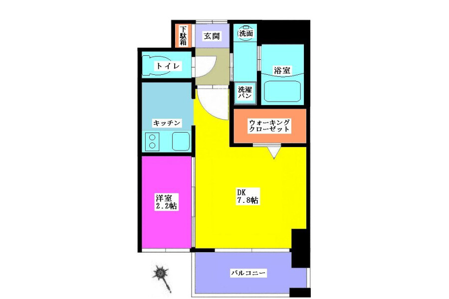 1DK Apartment to Buy in Fukuoka-shi Hakata-ku Interior