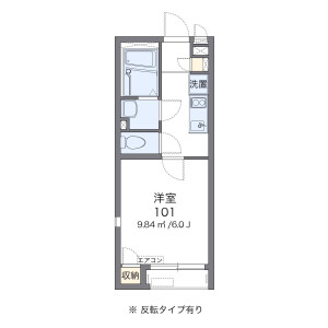 1K Apartment in Mineokacho - Yokohama-shi Hodogaya-ku Floorplan