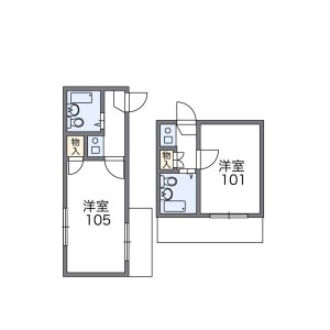 1K Apartment in Kasugacho - Nerima-ku Floorplan