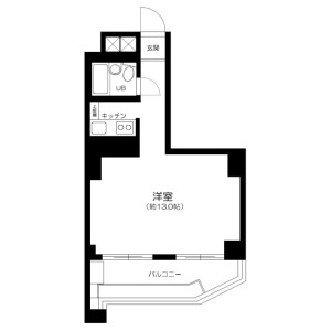 1K Mansion in Yotsuya - Shinjuku-ku Floorplan