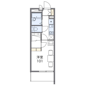 1K Mansion in Mikunihommachi - Osaka-shi Yodogawa-ku Floorplan