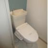 1K Apartment to Rent in Osaka-shi Higashisumiyoshi-ku Toilet