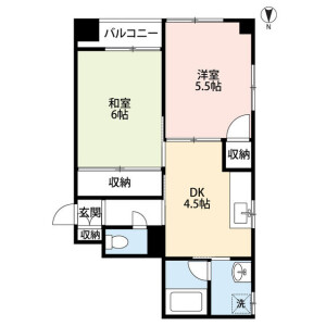 2DK Mansion in Midori - Sumida-ku Floorplan