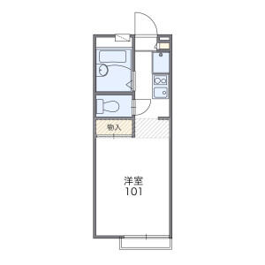 1K Apartment in Kitasuna - Koto-ku Floorplan