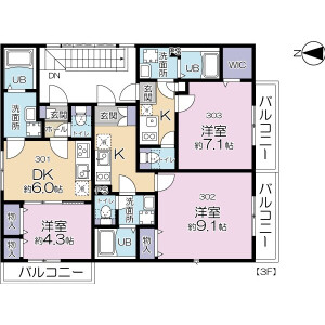 1K Mansion in Megurohoncho - Meguro-ku Floorplan