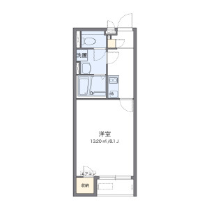 1K Apartment in Uzumasa matsumotocho - Kyoto-shi Ukyo-ku Floorplan