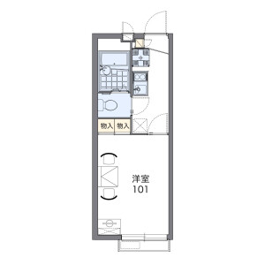 1K Apartment in Yamada higashi - Suita-shi Floorplan