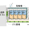 1K 아파트 to Rent in Katsushika-ku Layout Drawing