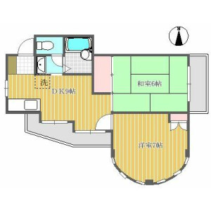 2DK Mansion in Iwado kita - Komae-shi Floorplan